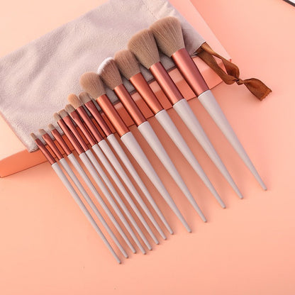 13-Piece Makeup Brush Set with Pouch