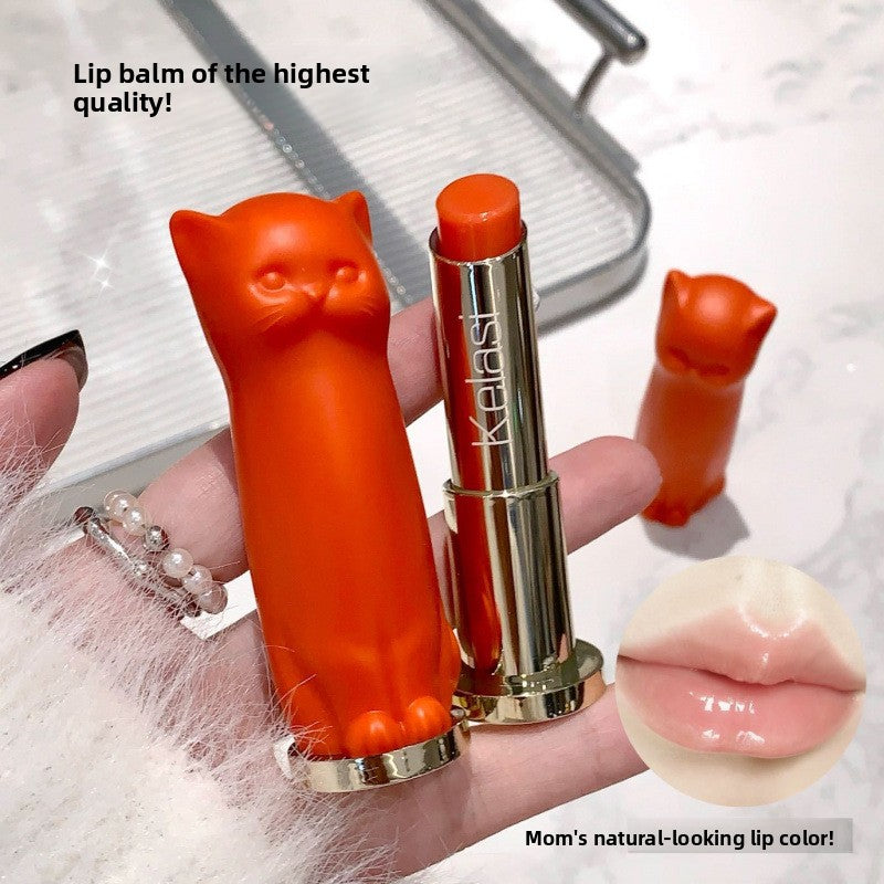 Bálsamo Labial Hidratante con Forma de Gato