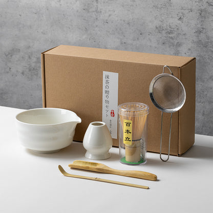 Set de Té Matcha de Cerámica con Batidor | Diseño Japonés