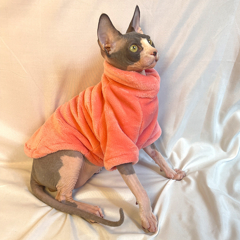 Jersey de Invierno para Gatos Sin Pelo | Terciopelo para Sphynx