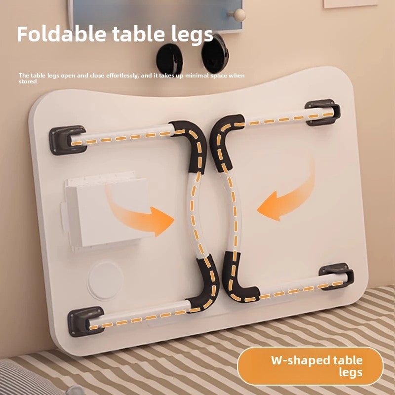 Mesa Plegable para Ordenador y Portátil para Cama, Dormitorio y Estudio