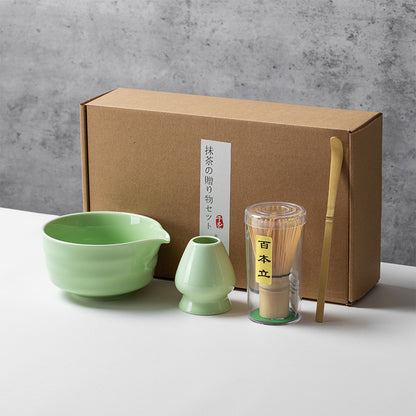 Set de Té Matcha de Cerámica con Batidor | Diseño Japonés
