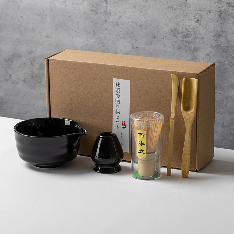 Set de Té Matcha de Cerámica con Batidor | Diseño Japonés