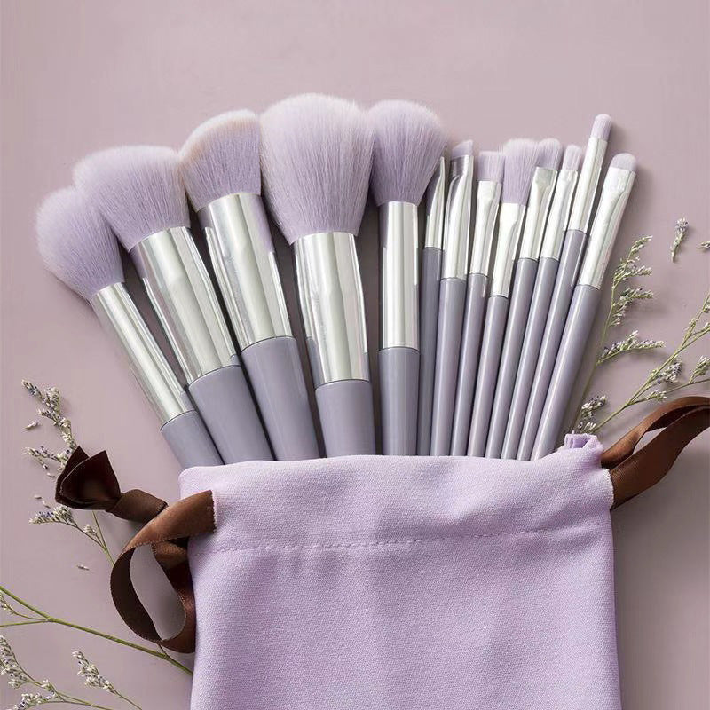 13-Piece Makeup Brush Set with Pouch