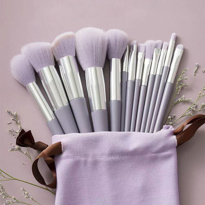 13-Piece Makeup Brush Set with Pouch
