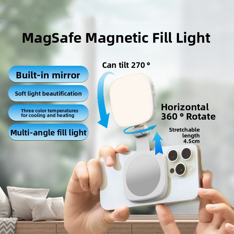 Soporte Magnético para Móvil | Con Luz de Relleno