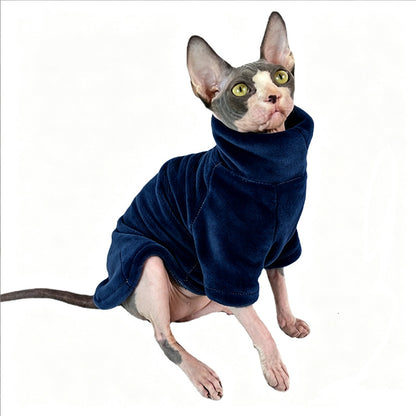 Jersey de Invierno para Gatos Sin Pelo | Terciopelo para Sphynx