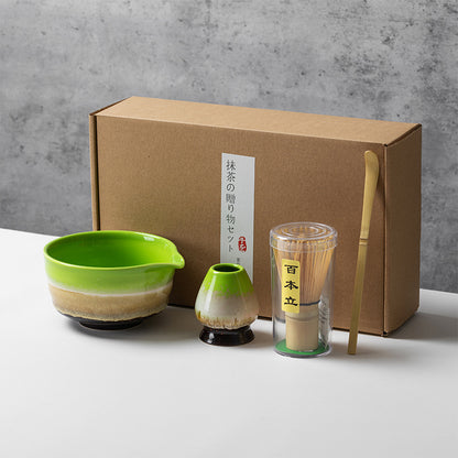 Set de Té Matcha de Cerámica con Batidor | Diseño Japonés