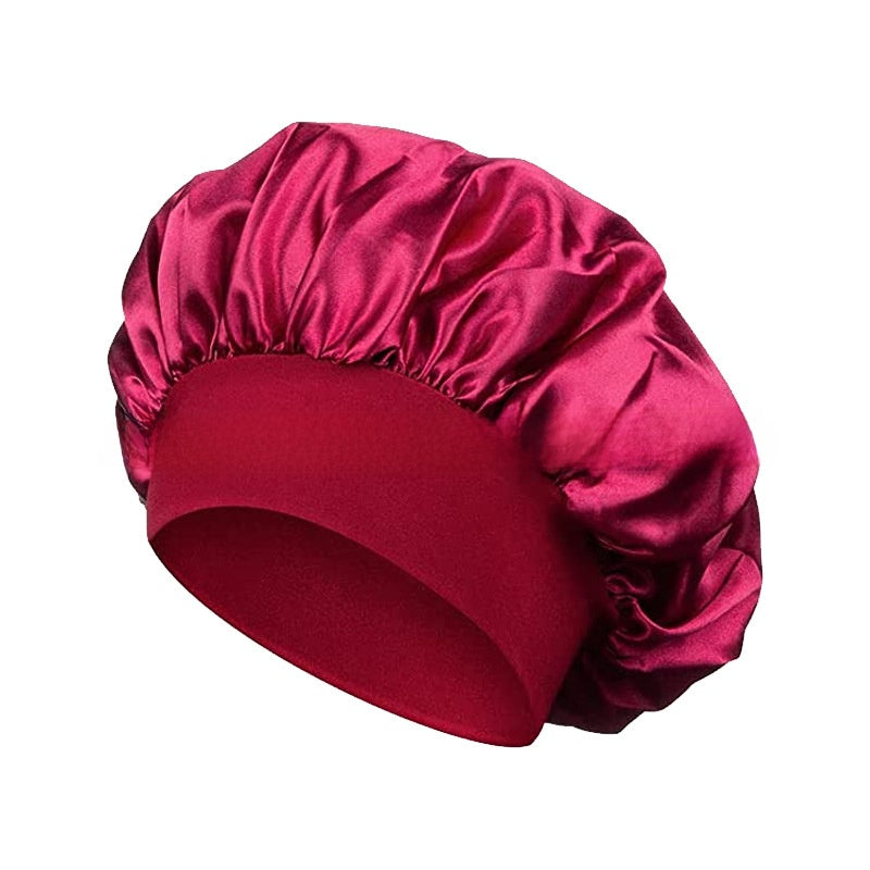 Gorro de satén ajustable