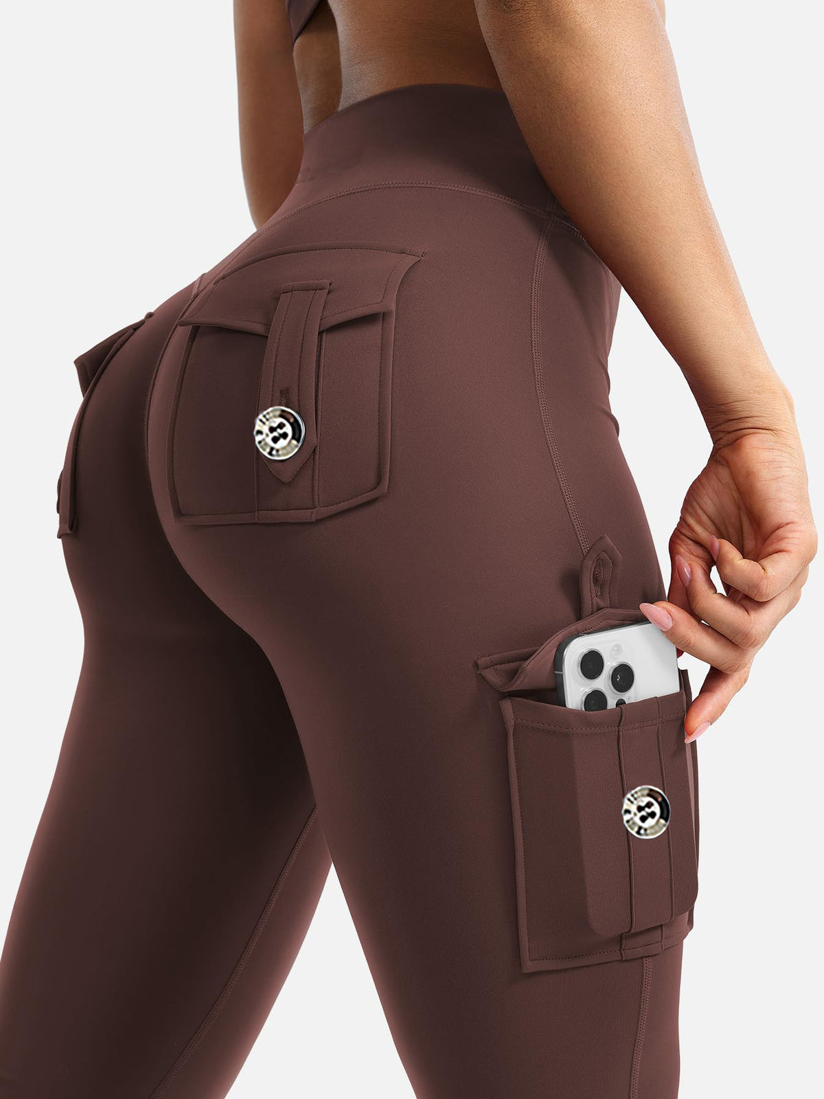 Leggings Deportivos de Cintura Alta | Con Bolsillos