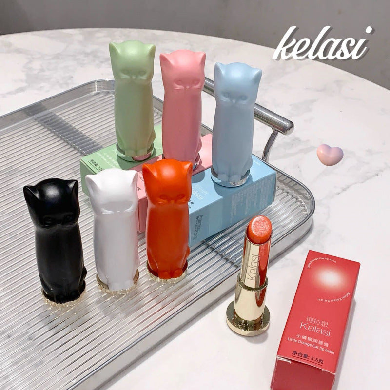 Bálsamo Labial Hidratante con Forma de Gato