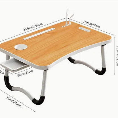 Mesa Plegable para Ordenador y Portátil | Para Cama y Dormitorio