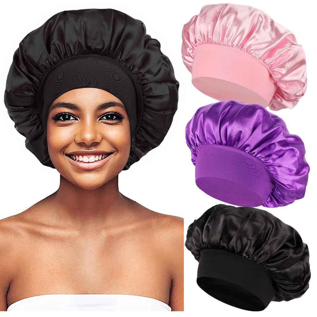 Gorro de Satén Ajustable | Protección Capilar Nocturna