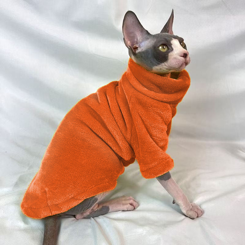 Jersey de Invierno para Gatos Sin Pelo | Terciopelo para Sphynx