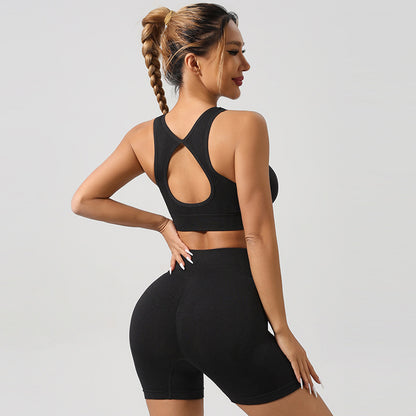 Conjunto de Yoga para Mujer | Sujetador Deportivo y Pantalón de Cintura Alta