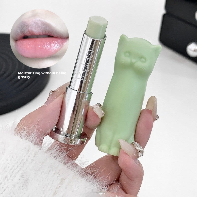 Bálsamo Labial Hidratante con Forma de Gato