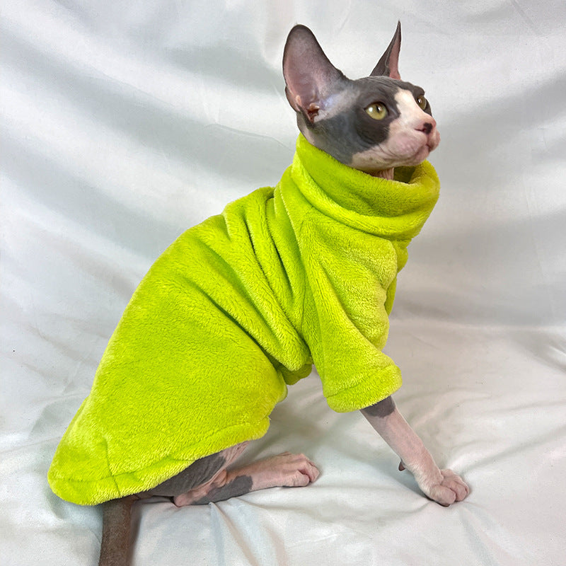 Jersey de Invierno para Gatos Sin Pelo | Terciopelo para Sphynx