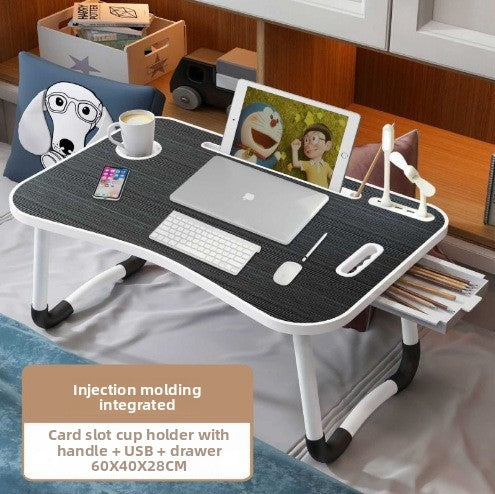 Folding Computer Desk Laptop Table for Bed Dormitory Study