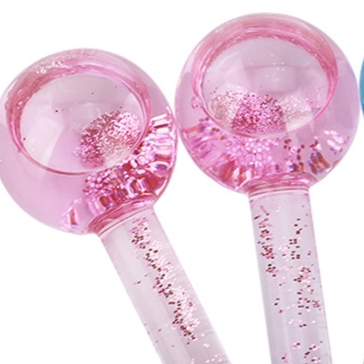 Bola de Masaje Facial de Hielo con Ondas de Cristal